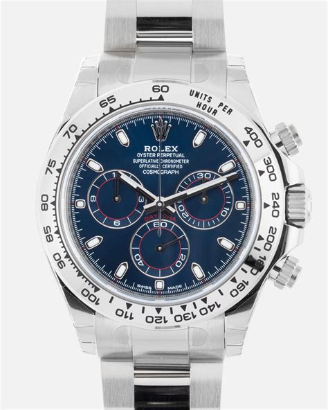 rolex daytona cosmograph white gold|rolex daytona white gold for sale.